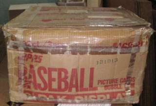 1981 Topps Baseball Grocery Rack Case 192 Packs  