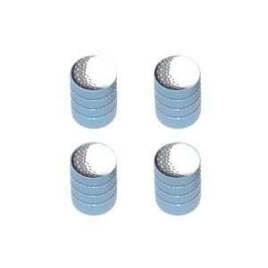  Golf Ball   Golfing Tire Rim Valve Stem Caps   Light Blue 