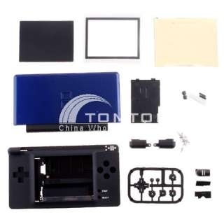 Case For Nintendo DS Lite NDSL Full Shell Housing Blue With button 