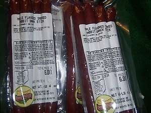 Four Packages of Wicks Rabbit Ranch Rabbit Snack Stick Maple  