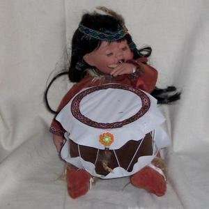    Cathay Porcelain Native American Doll Nathan by Drum Toys & Games