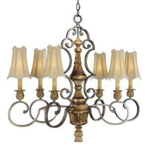  Metropolitan by Minka N6007 476 37 Six Light Chandelier 