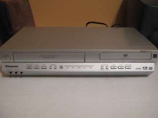 Panasonic PV D4735S DVD Player / VCR Combo Omnivision Recorder Works 