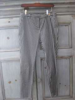 Tory Burch navy/white cropped pants size 6  