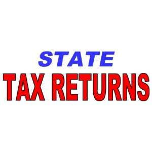    3x6 Vinyl Banner   General State Tax Returns 