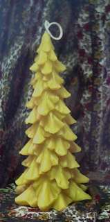 Silicone Tall Pine Christmas Tree Soap Candle Mold  