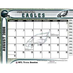  2008 2009 Philadelphia Eagles 22 x 17 Academic Desk Calendar 