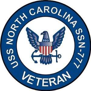  US Navy USS North Carolina SSN 777 Ship Veteran Decal 