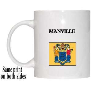    US State Flag   MANVILLE, New Jersey (NJ) Mug 