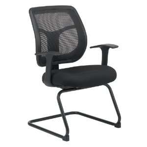  Apollo Guest Chair Black Mesh/Black Fabric Office 