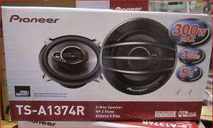 NEW 2011 PIONEER TS A1374R 3 WAY COAXIAL CAR SPEAKERS  