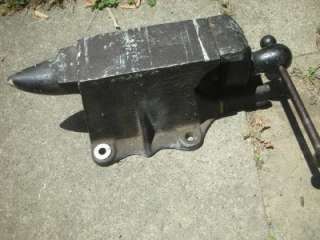 Rare Unusual Antique Anvil Vise A Must See Blacksmithing tool 