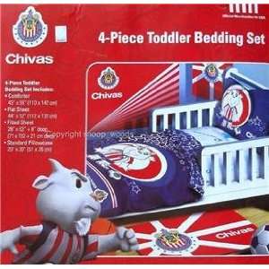 Chivas USA 4 Pc Toddler Bedding Set