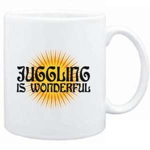  Mug White  Juggling is wonderful  Hobbies Sports 