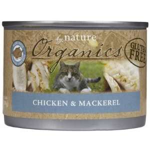By Nature Organics   Chicken & Mackerel   12 x 6 oz (Quantity of 1)