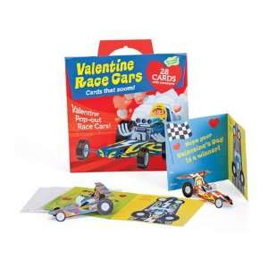   Funny Valentine 28 Card Super Packs, in Race Cars Toys & Games
