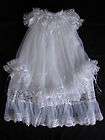 BNWT FELTMAN BROTHERS WHITE CHRISTENING GOWN 0 3 MONTHS  
