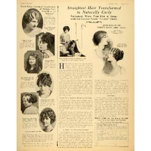 1925 Ad Nestle Lanoil New York Permanent Hair Waving   Original Print 