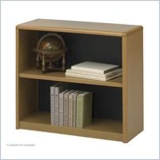   Home Ridgewood Oak 2 shelf Bookcase Bookcase 