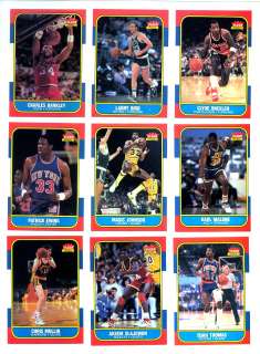 1986 87 Fleer Basketball Complete Set *NM/MT*  