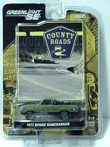 Greenlight County Roads # 4 1977 Dodge Ramcharger camouflage color 