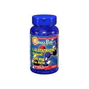  L Glutathione 250 mg 250 mg 60 Capsules Health & Personal 