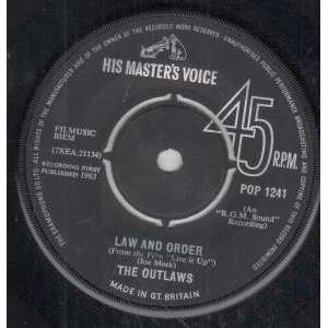  LAW AND ORDER 7 INCH (7 VINYL 45) UK HIS MASTERS VOICE 