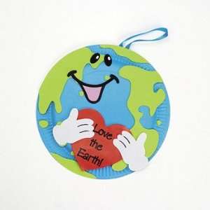 Love The Earth Paper Plate Decorations Craft Kit   Curriculum Projects 