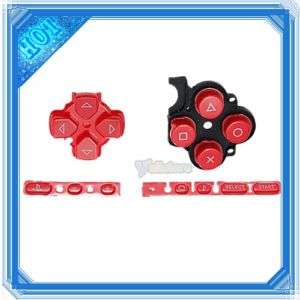 RED ABXY Home Volume Key Button Set For SONY PSP 1000  