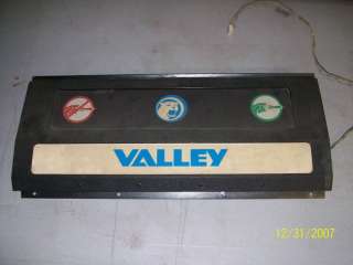 VALLEY COUGAR ARCADE DART BOARD PLAYER PANEL COMPLETE  