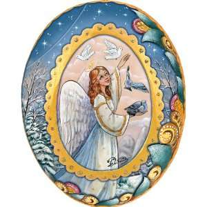  G. Debrekht Always with You Angel Box, Egg Shape, 4 by 5 