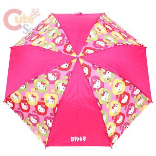   Hello Kitty Retractable Umbrella  Adult Size  Kitty Apple  