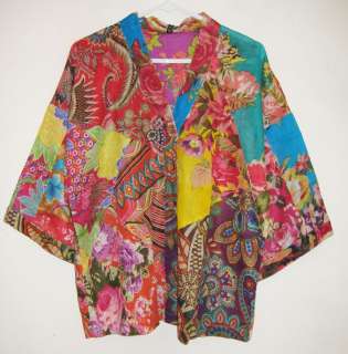 Sacred Threads SPRING Hippie Boho Indian Fiesta Kimono  