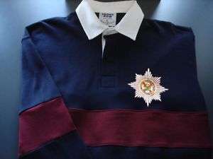 IRISH GUARDS EMBROIDERED RUGBY SHIRT  