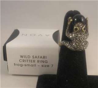 AVON Wild Safari Critter Ring   Frog   Size 7  