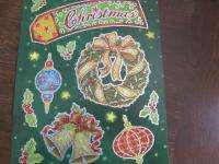 CHRISTMAS HOLOGRAPHIC WINDOW CLING  