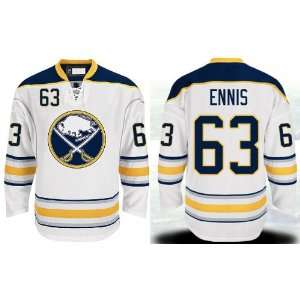 NHL Gear   Tyler Ennis #63 Buffalo Sabres White Jersey Hockey Jersey 