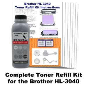  Brother HL 3040 Black Toner Refill Kit
