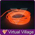 3m 3meter el wire neon orange light usb inverter 6v