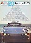 1983 silver Porsche 928S 928 S At The Ocean print ad