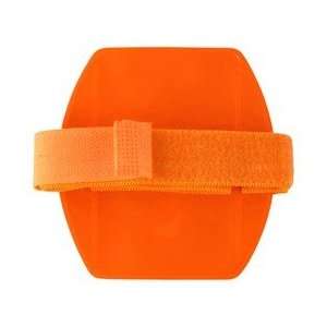  Orange Armband Badge Holder   Vertical (Non Reflective 