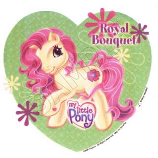 My Little Pony Royal Bouquet Edible Cake Topper Image  