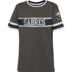  Buffalo Sabres Youth Vintage Arm Band T Shirt Sports 