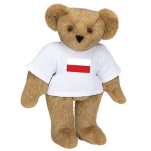  15 T Shirt Bear Poland Flag   Honey Fur Toys & Games