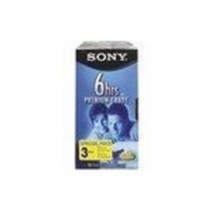  Sony T 120 VHS Premium 6 hrs VIDEO TAPE (3 PACK) Camera 