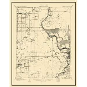  USGS TOPO MAP DAVISVILLE QUAD CALIFORNIA (CA) 1907
