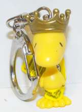 King Woodstock Figurine Keychain Mini key chain PEANUTS  