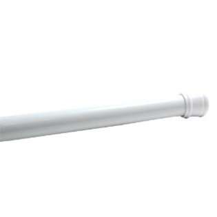 Nuvo Design Expandable Shower Curtain Rod, White 