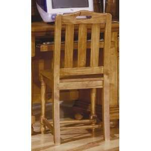  Mission Inspired Chair w Slatted Back   Cottage Traditions 