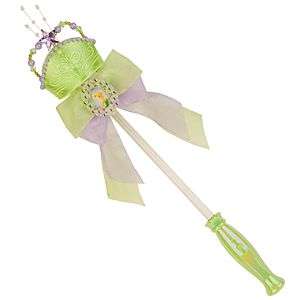 Crown off her pixie costume with Disneys Light Up Tinker Bell Wand.